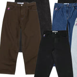 harajuku hip hop big boy jeans y2k skateboard pants gothic graphic embroidery retro high waist mens wide trousers baggy jeans unique jeans style 1510