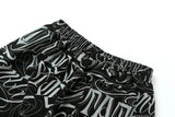streetwear west coast full print floral over knee shorts for men summer patchwork wide leg baggy five points pants oversized unique shorts style 3617