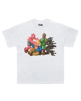 Harajuku Crying angel – 2024 New Fashion Gothic Cartoon Letters Printed Oversized Ro