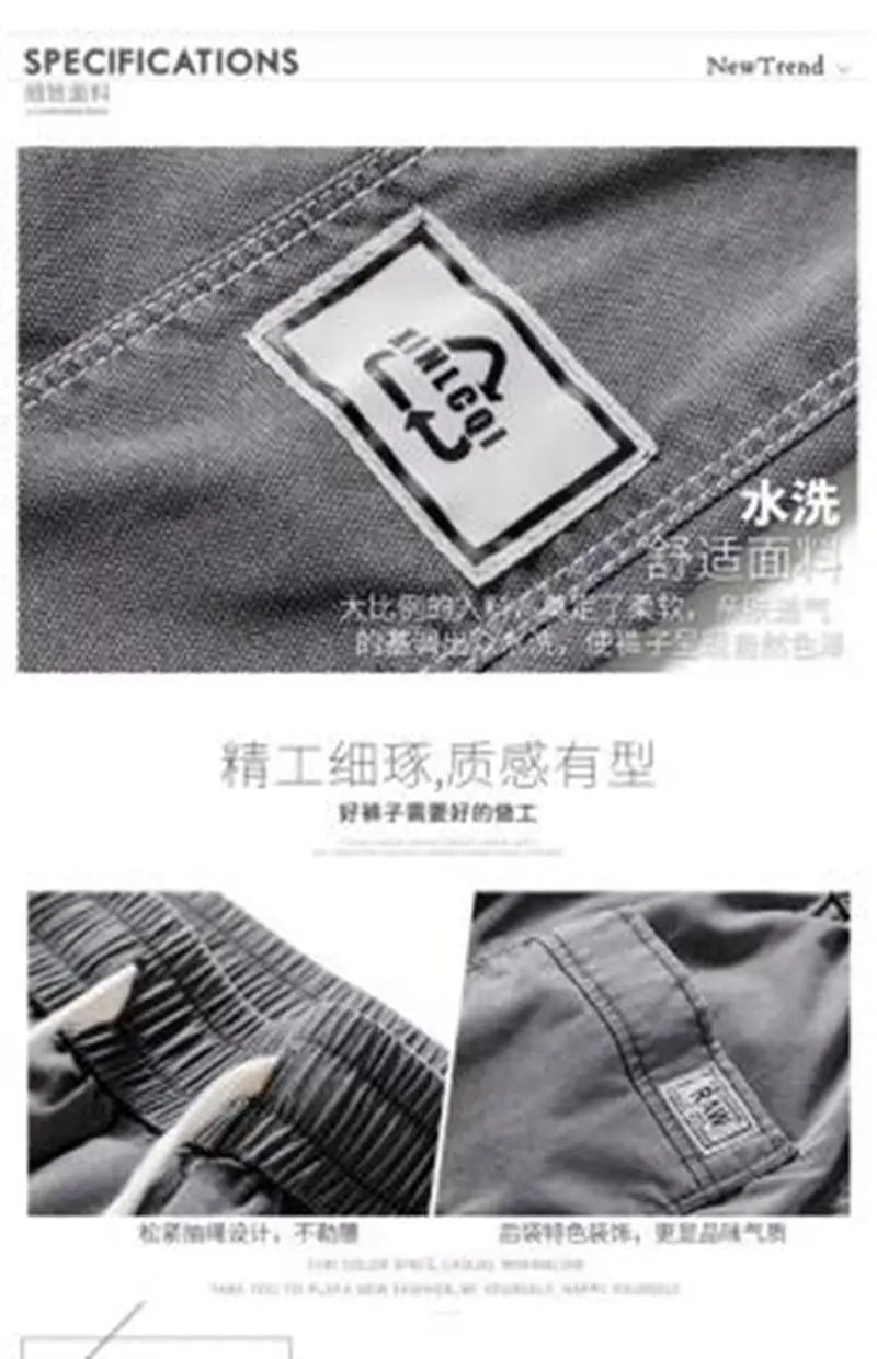 casual denim shorts mens 2024 summer trend ins pop japanese gothic hip hop loose casual cargo five quarter pants korean fashion military streetwear pants