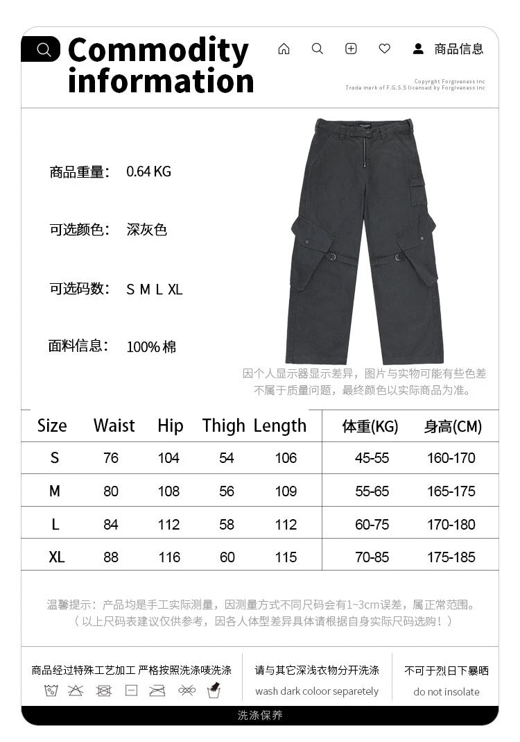 cargo pants with wide legs combat utility trousers