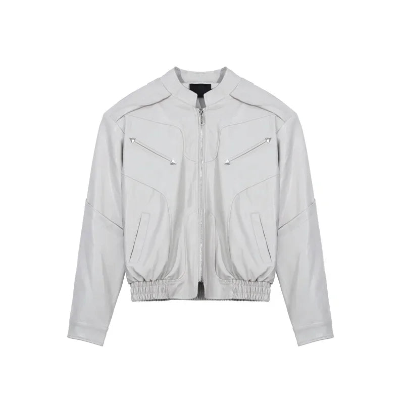 minimalist streetwear jacket, bold fashion piece, aesthetic