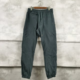 nylon deconstructed zipper up splicing cargo pant for mens black overalls streetwear function bilayer slim fit joggers pants unique joggers style 1385