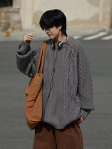 layered flame street knit, photo-ready knit, trendy urban fashion top for men, layered streetwear look