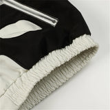 Nan hooded fleece puffer bomber streetwear