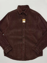 Y2k Graphic tee – Autumn American Casual Corduroy Long Sleeve Shirt For Men Retro