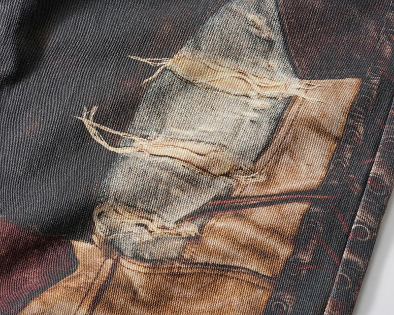 new autumn frayed patchwork baggy jeans pants for men and women straight ripped casual denim trousers oversized loose cargos military streetwear pants
