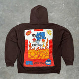 Y2k Pullover Print Pattern Long Sleeved Hoodie Hoodie Clothing Vintage Street Rap Trend Wear High Street