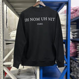 New 242SS Portrait Print High-Street Full Cotton Quality Heavyweight Casual Loose Pullover Long Sleeve Sweatshirt Tops For Men