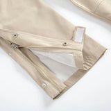 fashion casual hip hop joggers side button trousers elastic waist drawstring track sweatpants new cargo streetwear mens pants unique joggers style 4753