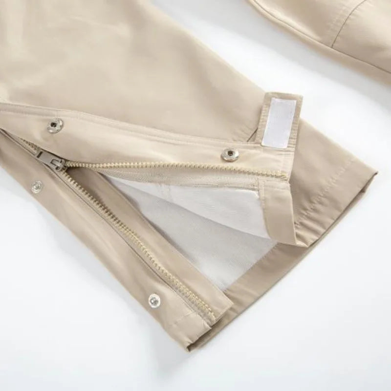 fashion casual hip hop joggers side button trousers elastic waist drawstring track sweatpants new cargo streetwear mens pants unique joggers style 4753
