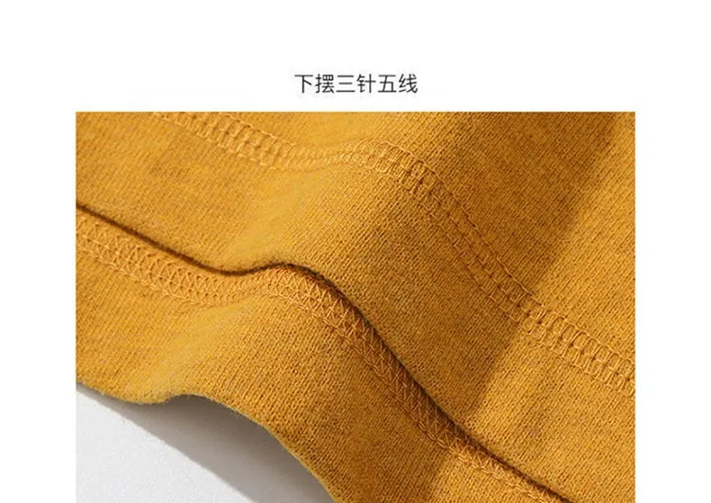 Trapwear Crying angel – 300G Heavyweight Solid Color T Shirt Youth Pure Cotton Loose
