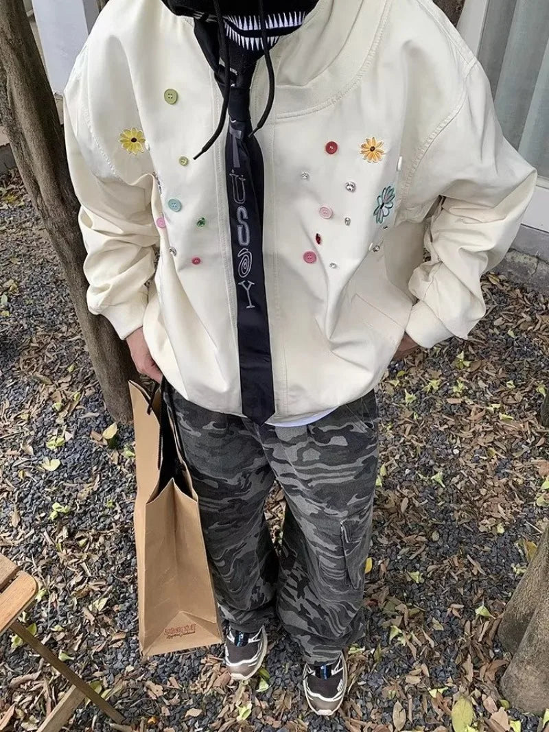 leather varsity jacket, fall winter fit, for men, fall streetwear outfit, oversized style, layered fashion, modern aesthetic, graphic detail