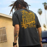 Gothic Streetwear – High Quality Saint Cotton T Shirt Mens And Womens Casual Sho – Urban Streetwear for Men & Women