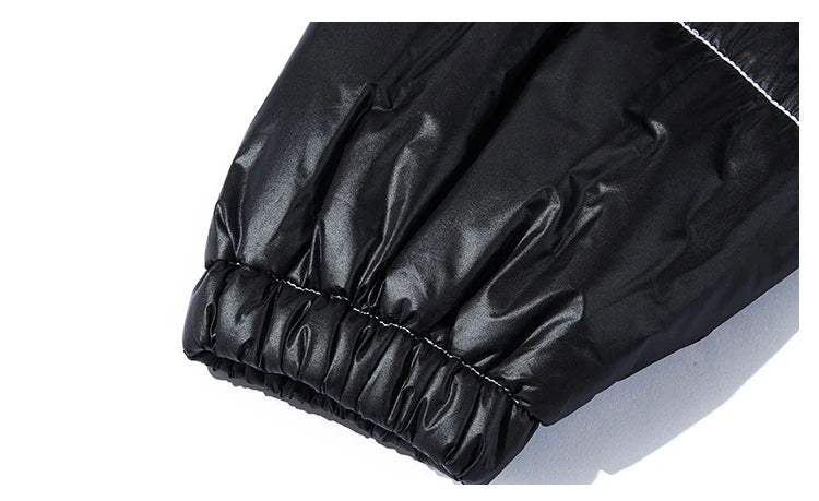 Cyberpunk Shirt – Spider Embroidery Hooded Coton Padded Jacket And Coat Mens – Streetwear Fashion for Men & Women