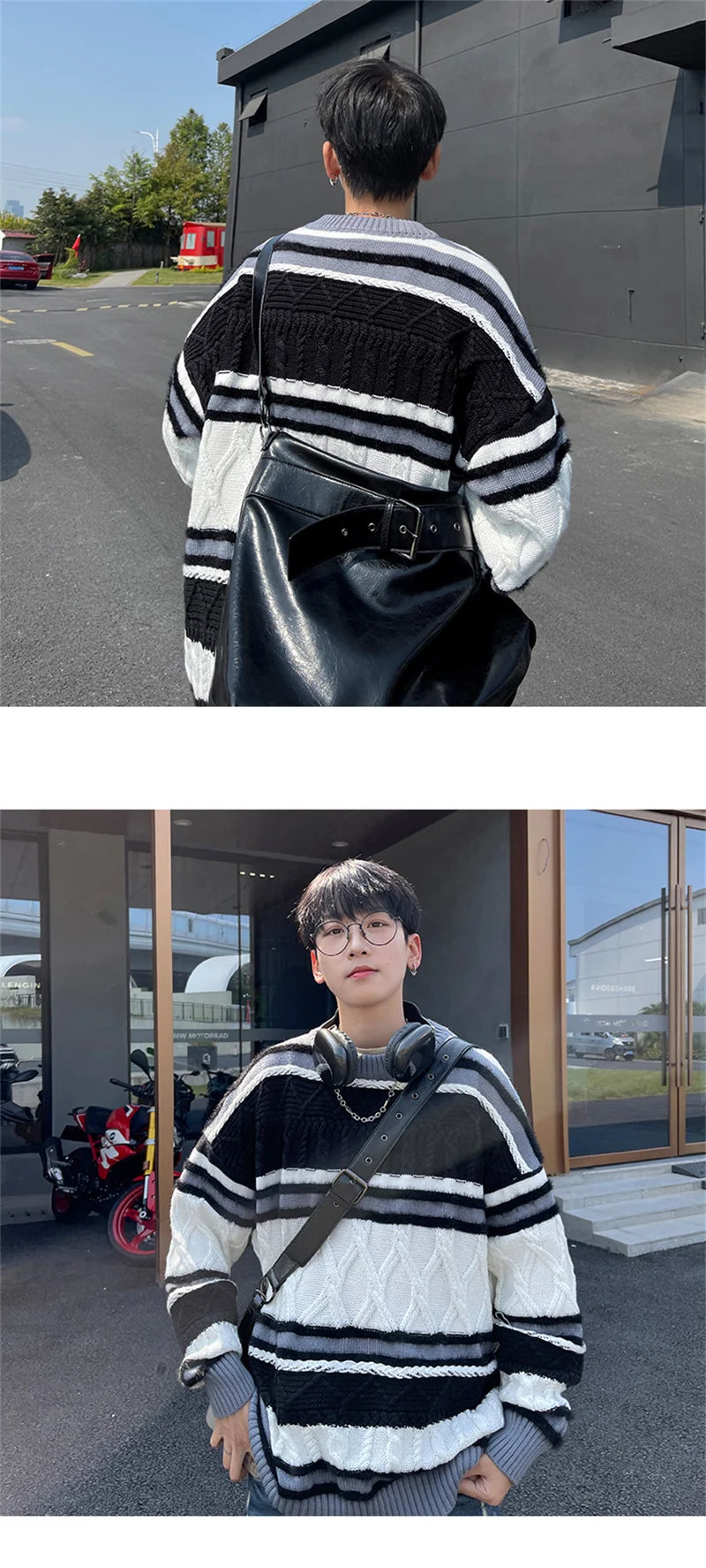 layered flame street pullover, daily style staple, y2k flame pullover top for edgy winter outfits