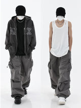 hip hop loose fit elastic waist pants fashion side pocket pants streetwear mens new spring summer casual baggy pants joggers urban active pants