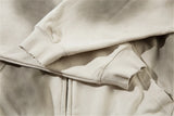 Vintage Zip Up Hoodie Jacket Y2K Punk Gothic Loose Washed Hooded Sweat