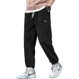 2023 spring and autumn new light luxury fashion men casual pants korean version loose sports all match pants boutique clothing menswear bottoms