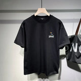 Harajuku Aesthetic piece – Summer Graffiti Short Sleeve T Shirt Mens High Street Loose