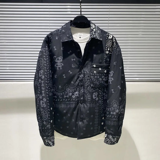 2023 Early Winter Shirt Lightweight Down Jacket Coat Trendy Fashion Luminous