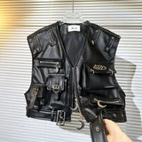High fashion streetwear vintage fleece urban puffer