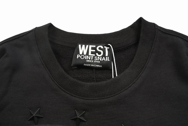 New 2022 Novelty Men Stereo Star Virgin Mary Halo Hoodies Hoody Hooded