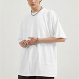 Vaporwave Chrome logo – T Shirt Men Cotton Solid Mens Summer Tshirts Oversized Tee S