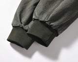Urban zip-up bomber high fashion fleece quilted