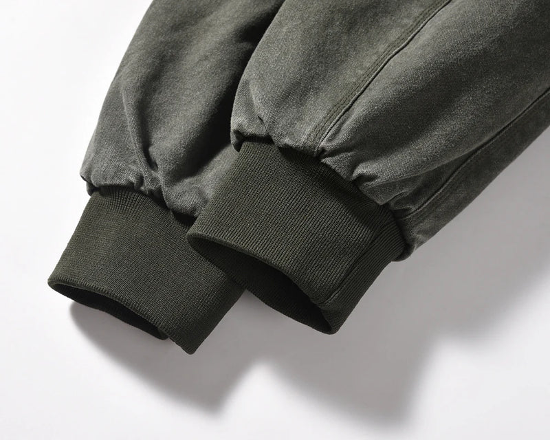 Urban zip-up bomber high fashion fleece quilted