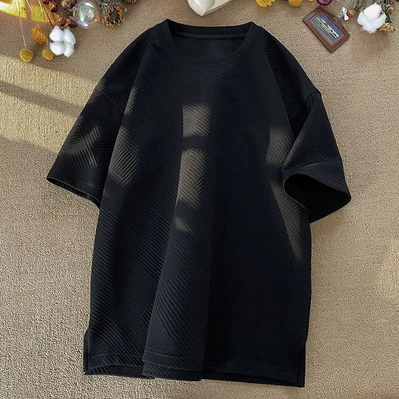 Sadcore Vintage anime – 2023 Summer Men T Shirt Short Sleeve Loose Fashion New Desig