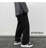 spring brown black corduroy pants men fashion retro casual pants men streetwear loose hip hop straight pants mens trousers m 2xl unique default style 3767