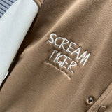 graphic outerwear featuring new luxury 2022 men beige embroidery tiger roll in riches varsity coats jackets down coats cotton warm winter thicken a571 design – premium quality jacket for men
