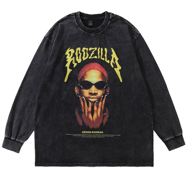 "Godzilla" Unisex Men Women Streetwear Graphic Sweatshirt Daulet Apparel