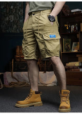 summer cargo shorts mens loose five pocket multi pocket outdoor motorcycle camouflage pants mens shorts unique cargo style 977