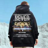 Autumn Jesus Oil Painting Graphic Print Hoodies Men Oversized Fleece Hoodie