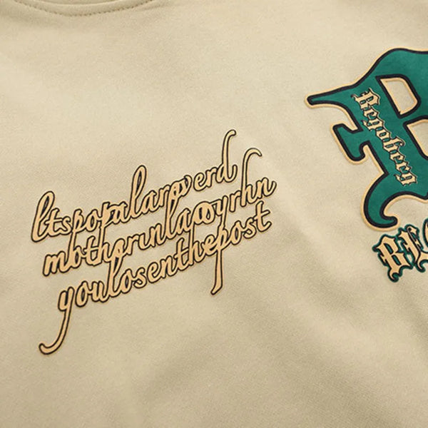 Hip Hop Women And Mens Hoodie Sweatshirt Streetwear Vintage Letter Pri