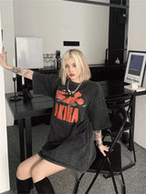 skatercore graphic tee featuring new vintage summer anime motorcycle printing retro high street cotton t shirt tops