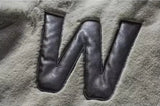 Street Lamb Wool Jacket Mens 2024 Winter Stand Collar Letter Patchwork College Parkas Fleece Warm New Thickening Couple Coats
