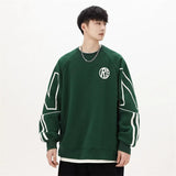 Y2K Vintage Letter Printed Pullovers Hoodies For Men Korean Fashion Ne