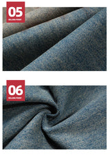 vintage blue dirty baggy jeans men hi street straight denim pants streetwear hip hop loose jeans trousers unique jeans style 1436
