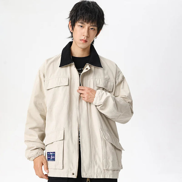 checkered varsity bomber, modern streetwear - trendy urban streetwear fashion for men and women