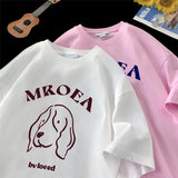 Anime Vintage print – Cartoon Graphic Tshirt Kawaii Oversized Tee Shirt Retro Cute