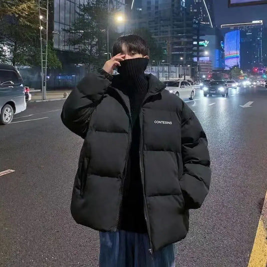 Autumn And Winter Thickened Cotton Coat Students 2024 New Down Cotton