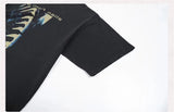 gothic vintage t-shirt featuring vintage retro rock band t shirt high street casual loose t shirt tops