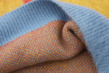 y2k knitted sweater, photo-ready sweater, cozy fashion fit, stylish street outfit, modern aesthetic appeal