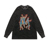Skatercore Top – Rainbowtouches News Long Sleeved T Shirt Men High Street Fas – Modern Streetwear for Everyone