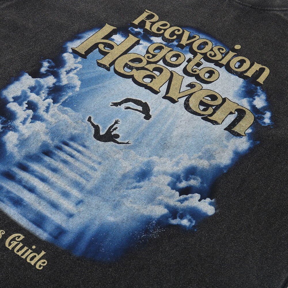 "Heaven" Unisex Men Women Streetwear Graphic Sweatshirt Daulet Apparel