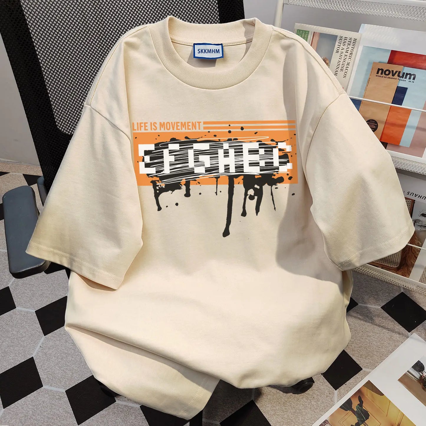 Trapwear Aesthetic piece – Summer Men And Women Hip Hop Trend Personalized Letter Print