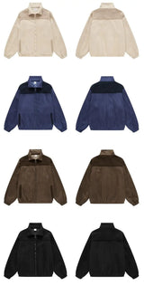 Checkered Varsity Bomber Coat Statement Piece